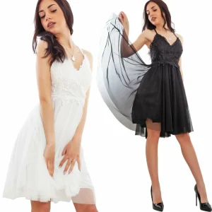 Abito donna velato vestito JL-8273