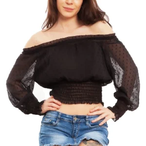 Top donna corto crop VB-6179